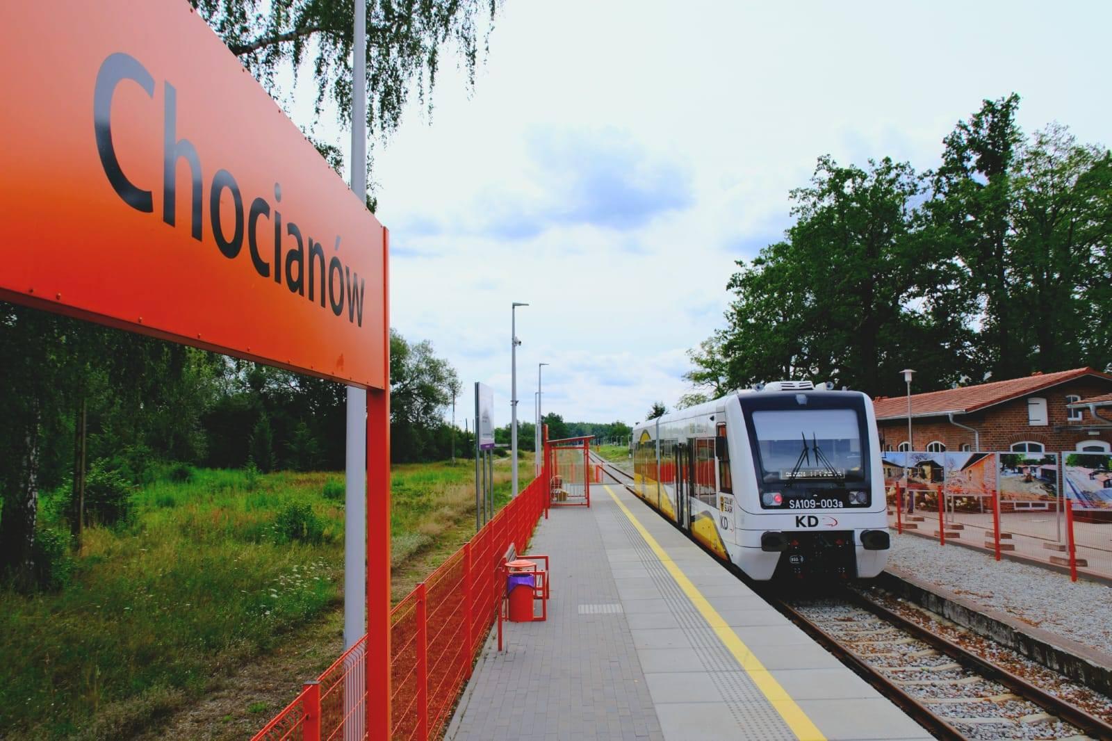 Kolzam dojechał do stacji Chocianów