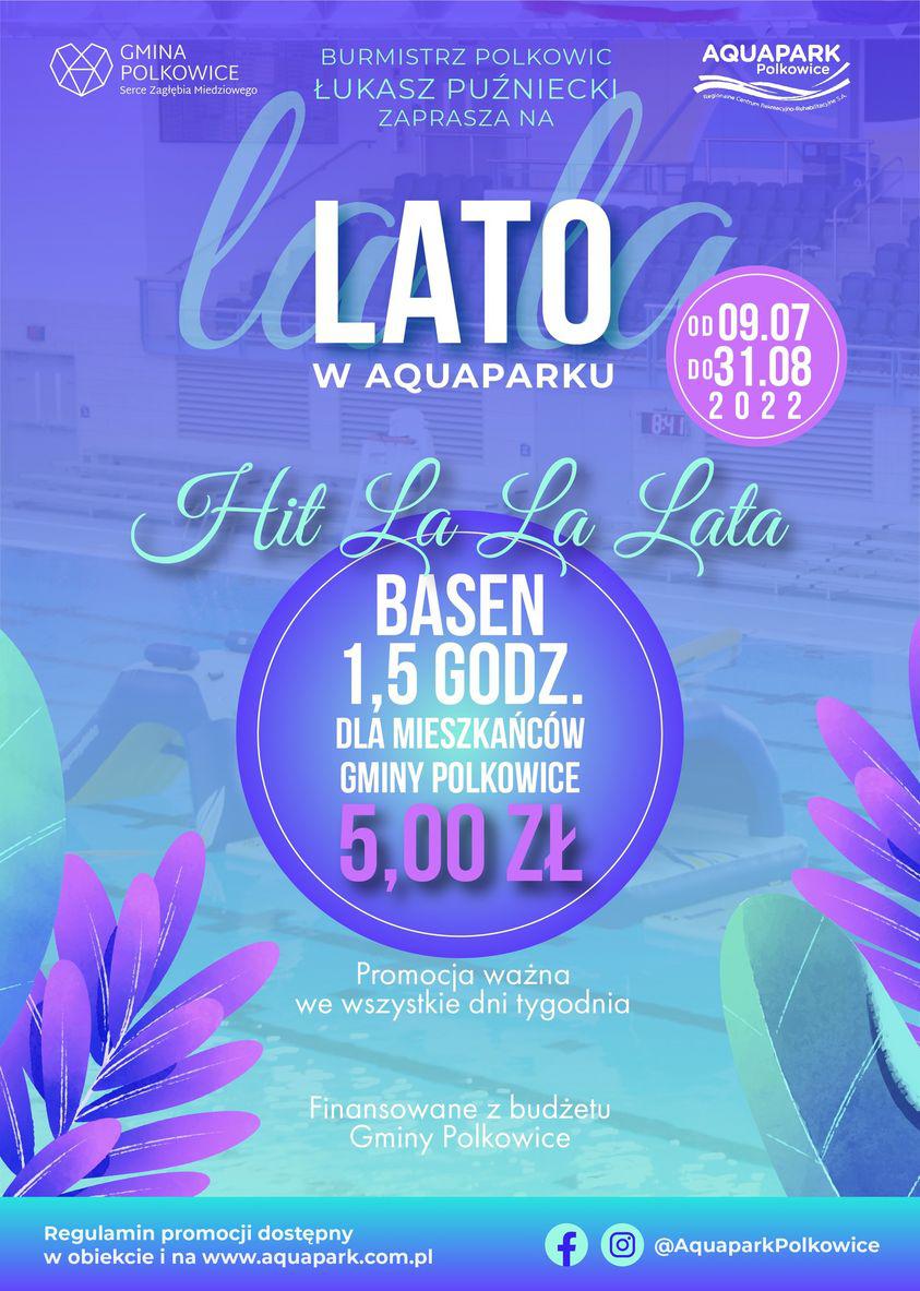 90 minut wodnego szaleństwa za 5 zł. Aquapark zaprasza
