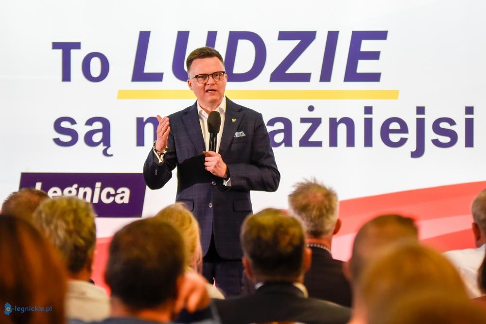 Szymon Hołownia w Legnicy: koniec duopolu PO-PiS (FOTO)