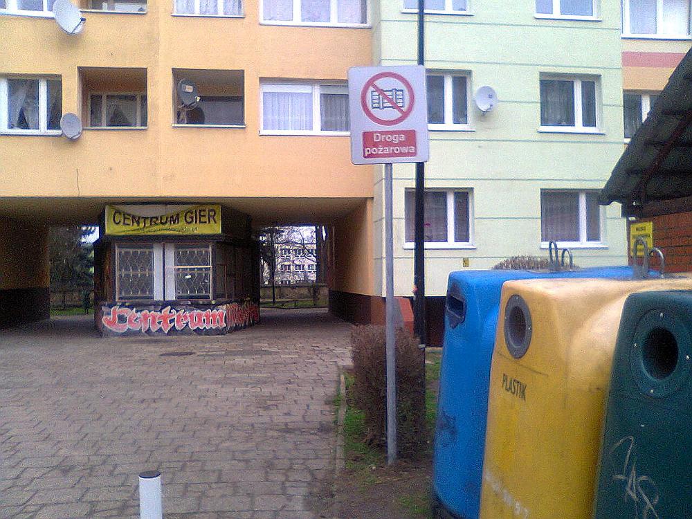 Zablokowana droga pożarowa?