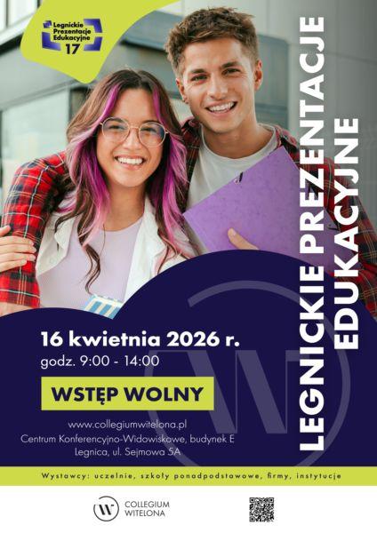  17. Legnickie Prezentacje Edukacyjne już 16 kwietnia w Collegium Witelona