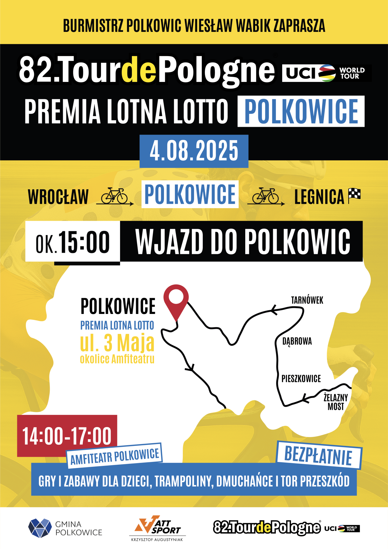Kolarze 82. Tour de Pologne UCI World Tour w Polkowicach. To bedzie kolarskie święto!