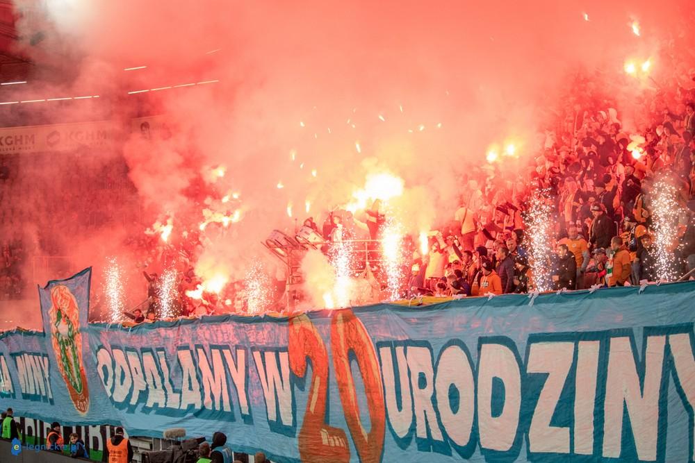 Zagłębie-Widzew: show na trybunach (FOTO)