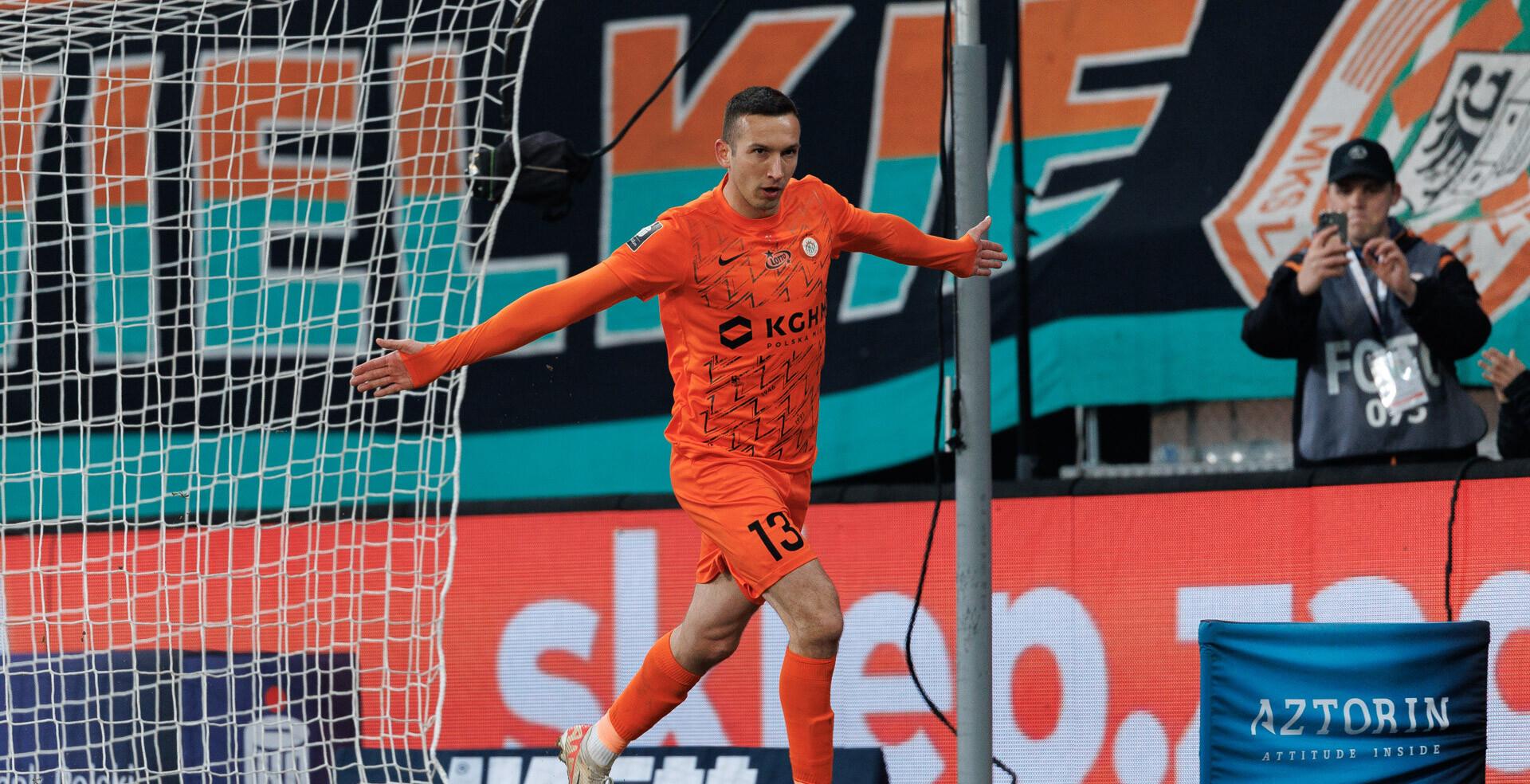 Mateusz Grzybek po meczu z Wisłą Płock: nie powiedziałbym, że jestem bohaterem